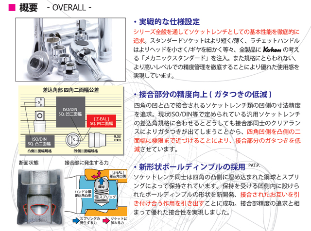 ko-ken (コーケン)　コーケン工具　通販　Z-EAL概要