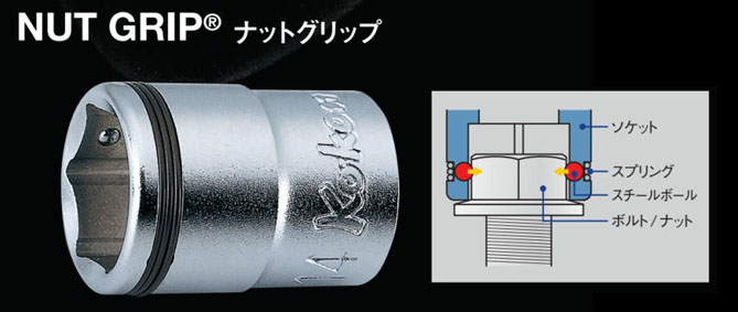 コーケン　ナットグリップソケットレンチ